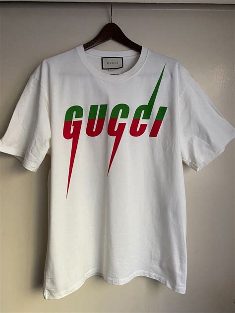 red gucci shirt ebay|Gucci symbol t shirt.